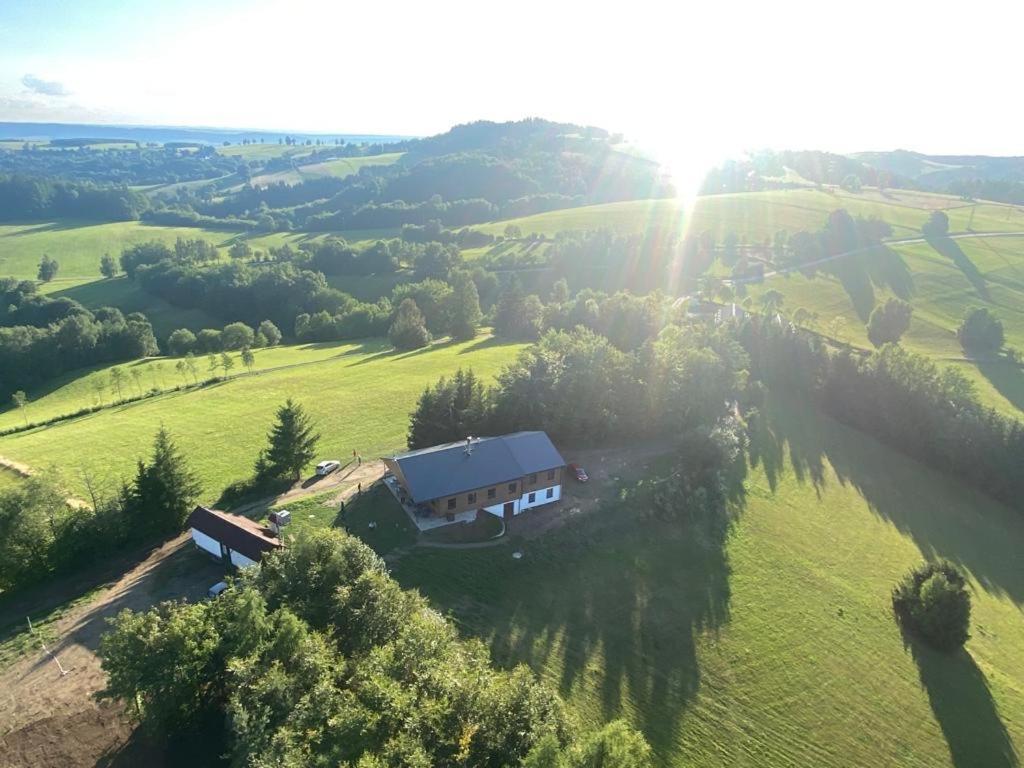 Restaurace A Penzion Gansberg Cotkytle Exteriér fotografie